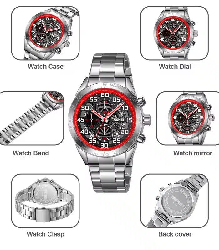 Prix montre Skmei 9338 Argent Homme Tunisie Prix montre Skmei 9338 Argent Homme Tunisie