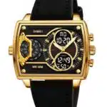 Montre Homme Skmei 2229 Fond Doré