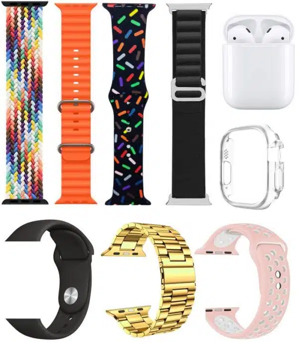 Prix montre Connectée Homme et Femme i20 Ultra Max Suit Doré Tunisie