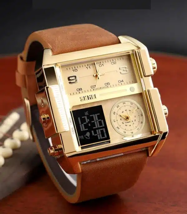 Prix montre Homme Skmei 1391 Marron Tunisie