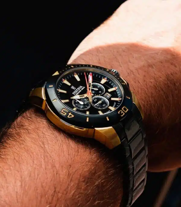 Prix montre Homme Festina F20644 Jaune Tunisie