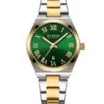 Montre Femme Curren 9095 Fond Vert