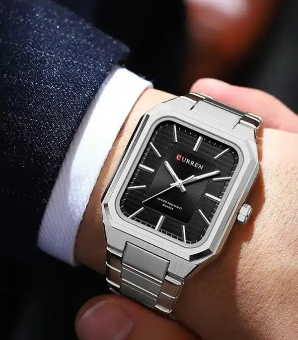 Prix montre Curren 8457 Argent Homme Tunisie