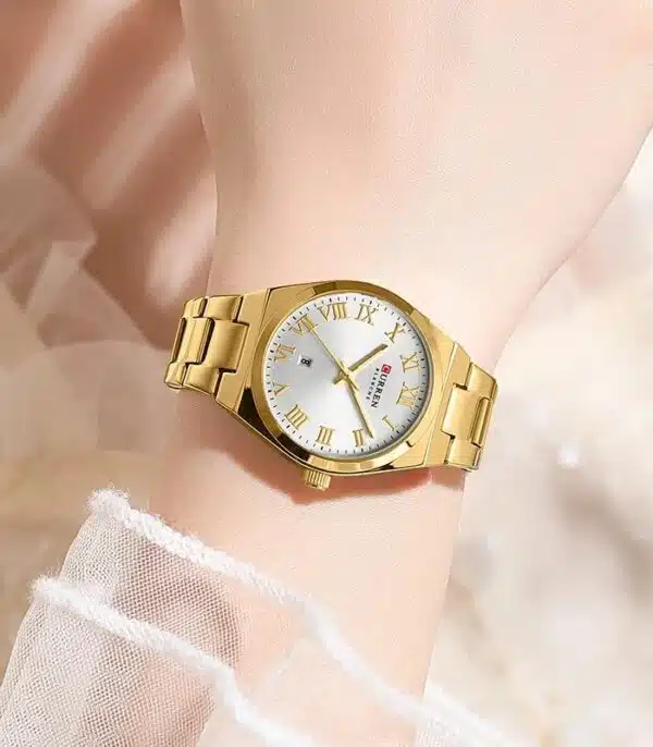 Prix montre Curren 9095 Doré Femme Tunisie