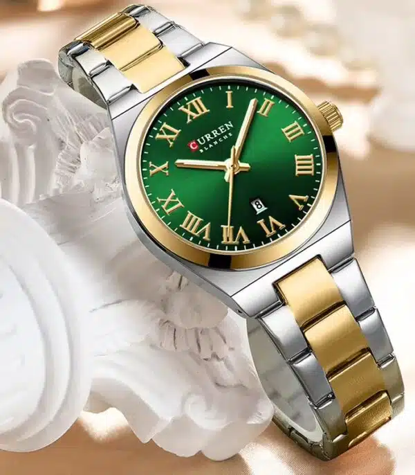 Prix montre Curren 9095 Fond Vert Femme Tunisie