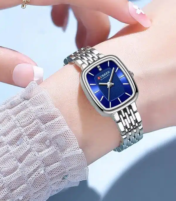 Prix montre Femme Curren 9093 Fond Bleu Tunisie