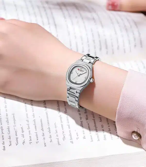 Prix montre Femme Curren 9101 Argent Tunisie