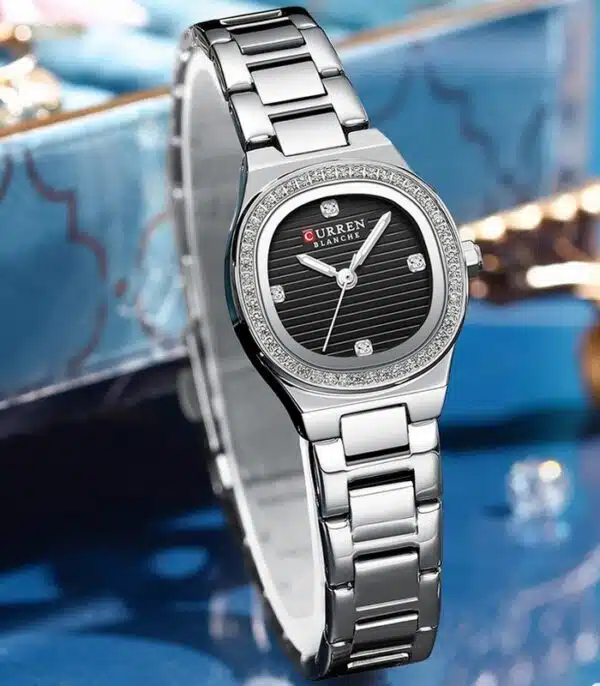 Prix montre Femme Curren 9101 Fond Noir Tunisie