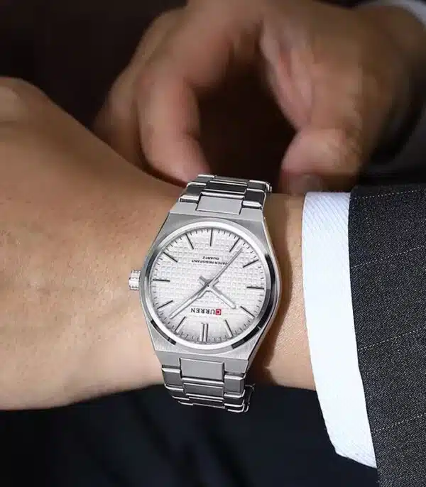 Prix montre Homme Curren 8439 Argent Tunisie