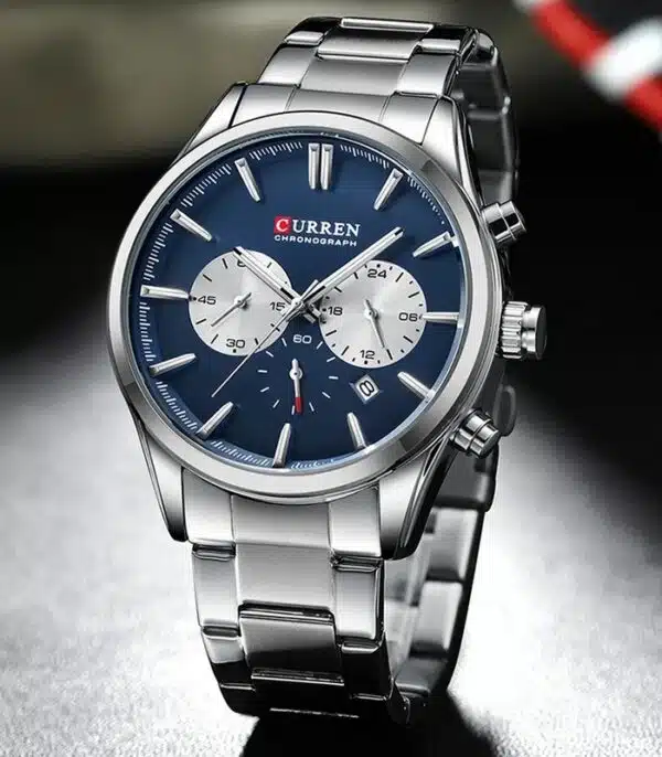 Prix montre Homme Curren 8446 Fond Bleu Tunisie