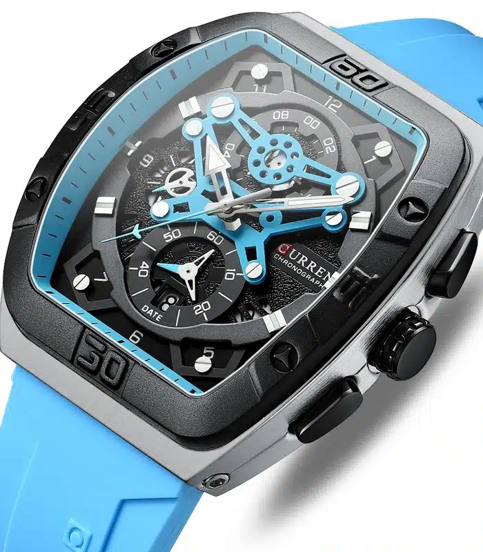 Montre Curren 8443 Bleu Ciel Homme prix Tunisie Montre Curren 8443 Bleu Ciel Homme prix Tunisie