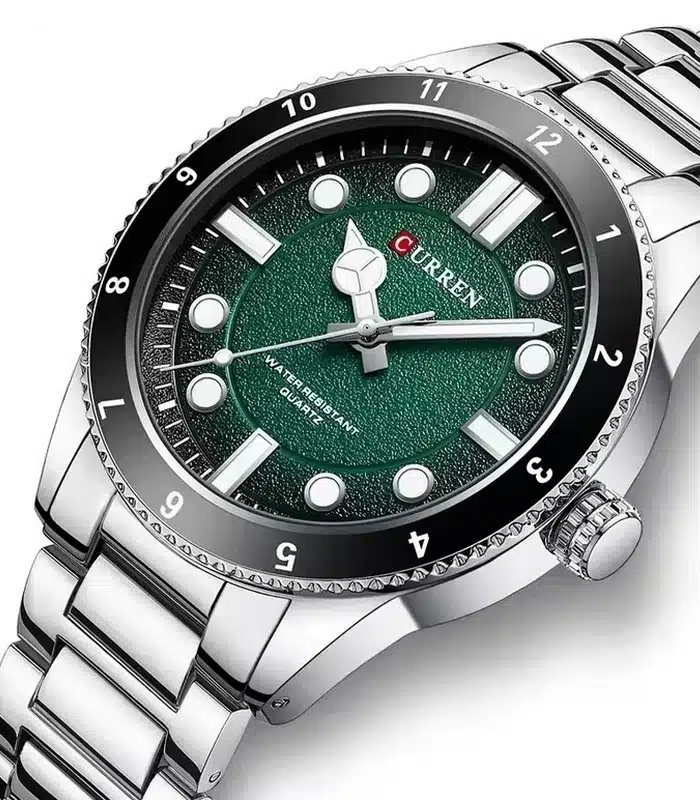 Montre Curren 8450 Fond Vert Homme prix Tunisie Montre Curren 8450 Fond Vert Homme prix Tunisie