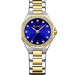 Montre Femme Curren 9100 Fond Bleu