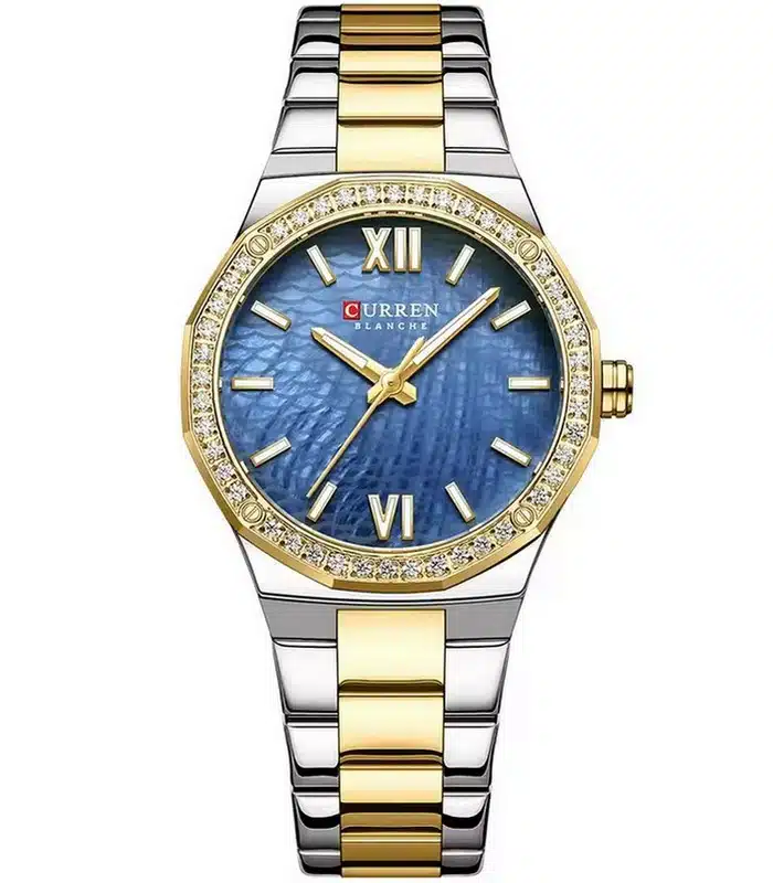 Montre Femme Curren 9103 Fond Bleu prix Tunisie