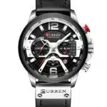 Montre Homme Curren Chronographe 8329 Argent