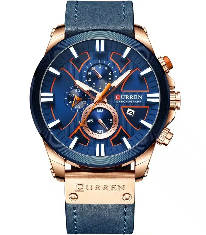 Montre Homme Curren 8346 Bleu prix Tunisie