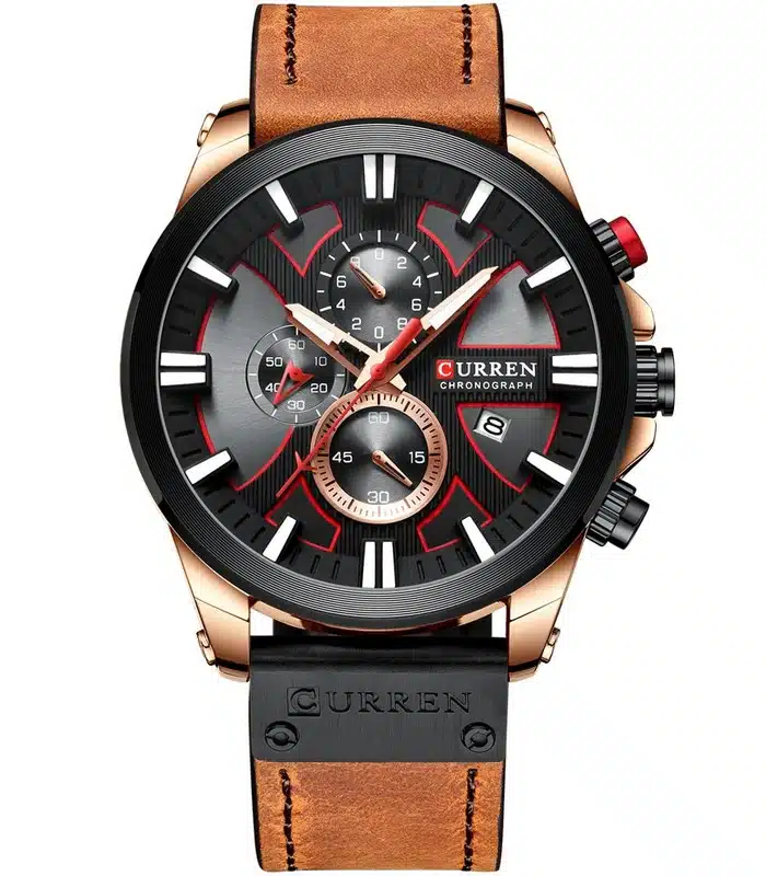 Montre Homme Curren 8346 Marron prix Tunisie