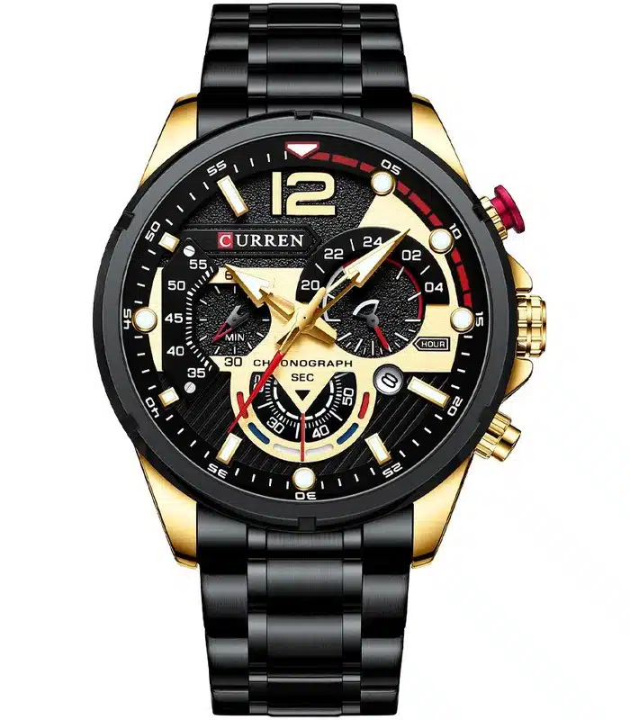 Montre Homme Curren 8395 Fond Noir prix Tunisie