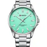 Montre Homme Curren Analog C9090L Fond Vert Pastel