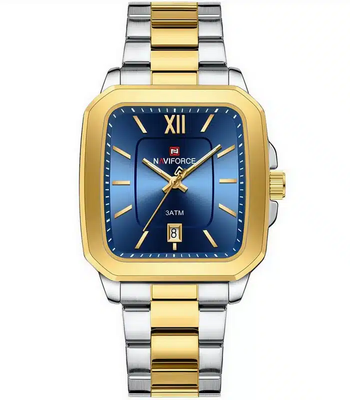 Montre Homme Naviforce NF9239G Doré Bleu prix Tunisie