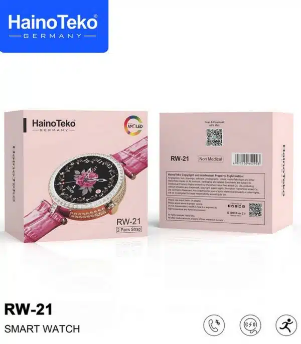 Prix montre Connectée Haino Teko RW-21 Rose Femme Tunisie