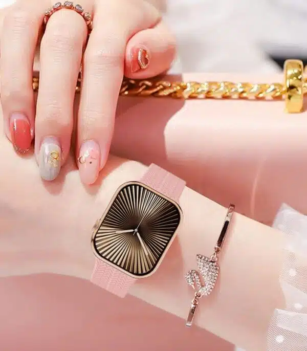 Prix montre Connectée Haino Teko SQ-16 mini Rose Femme Tunisie