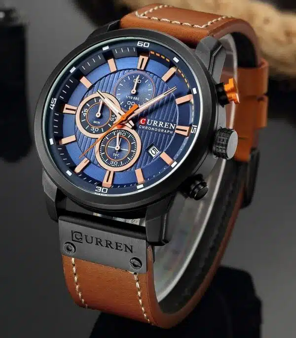 Prix montre Curren 8291 Fond Bleu Homme Tunisie
