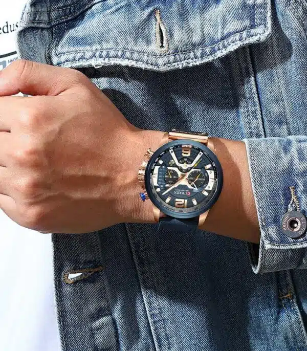 Prix montre Curren 8329 Bleu Homme Tunisie