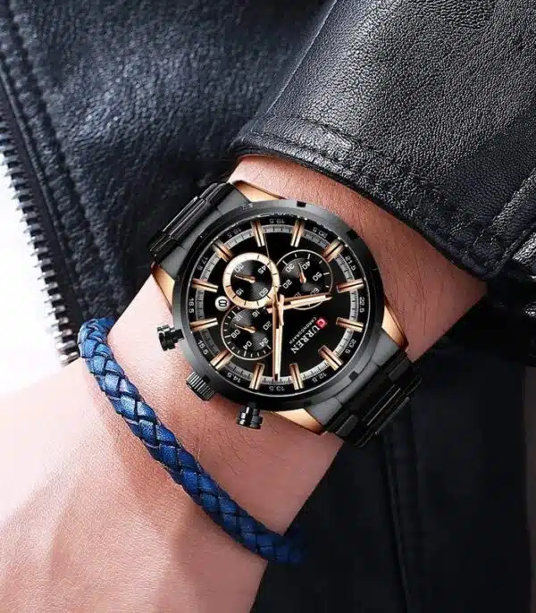 Prix montre Curren 8355 Noir Homme Tunisie