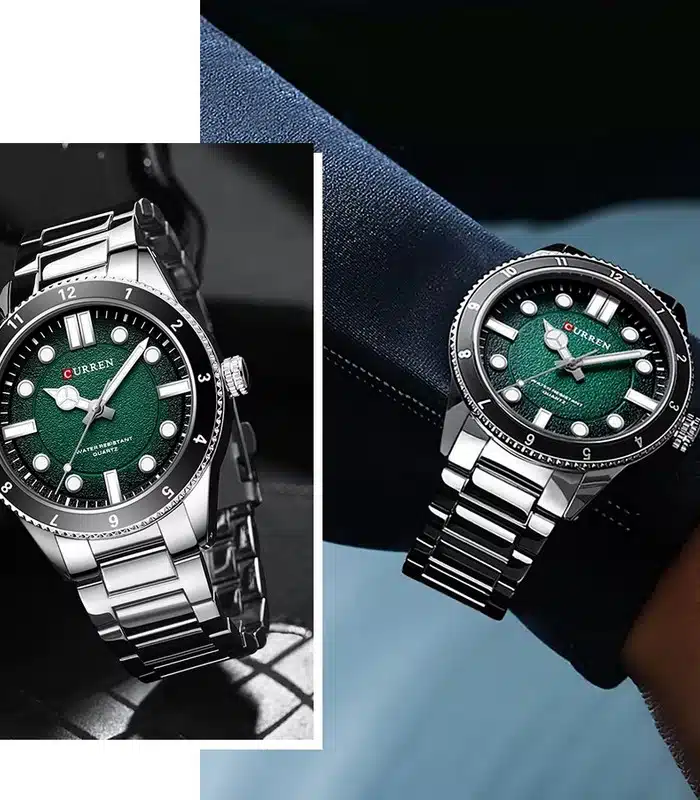 Prix montre Curren 8450 Fond Vert Homme Tunisie Prix montre Curren 8450 Fond Vert Homme Tunisie