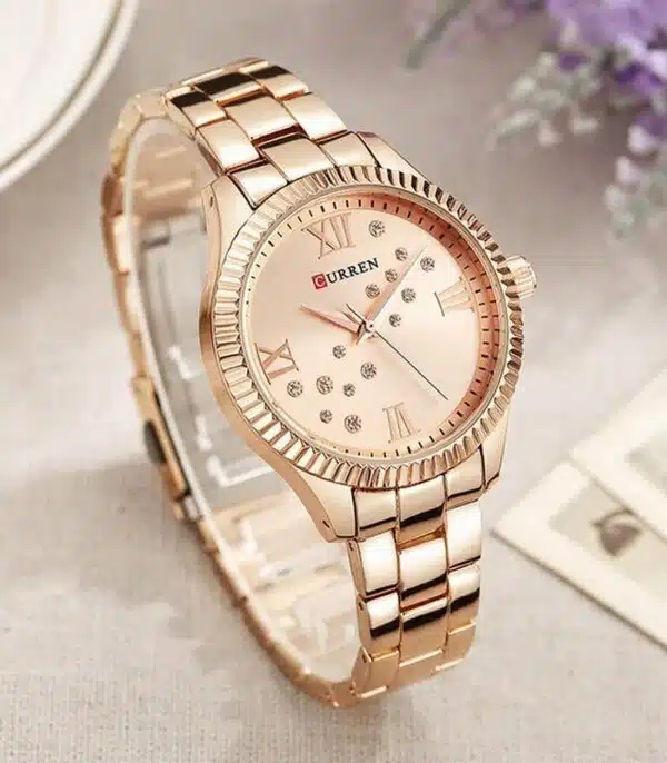 Prix montre Curren 9009 Rosé Femme Tunisie