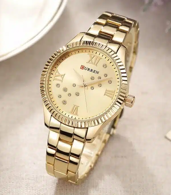 Prix montre Femme Curren 9009 Doré Tunisie