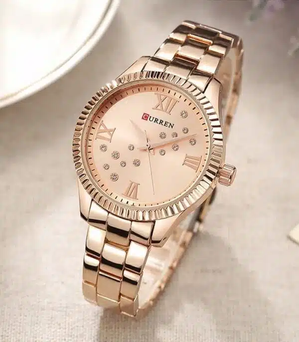 Prix montre Femme Curren 9009 Rosé Tunisie