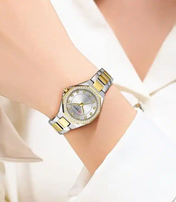 Prix montre Femme Curren 9100 Fond Gris Tunisie