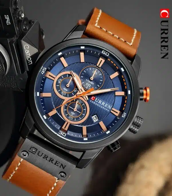 Prix montre Homme Curren 8291 Fond Bleu Tunisie