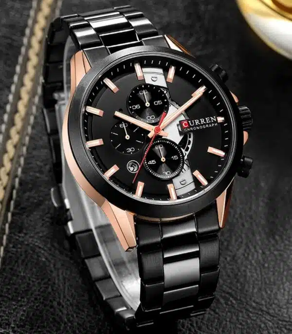 Prix montre Homme Curren 8325S Noir Tunisie