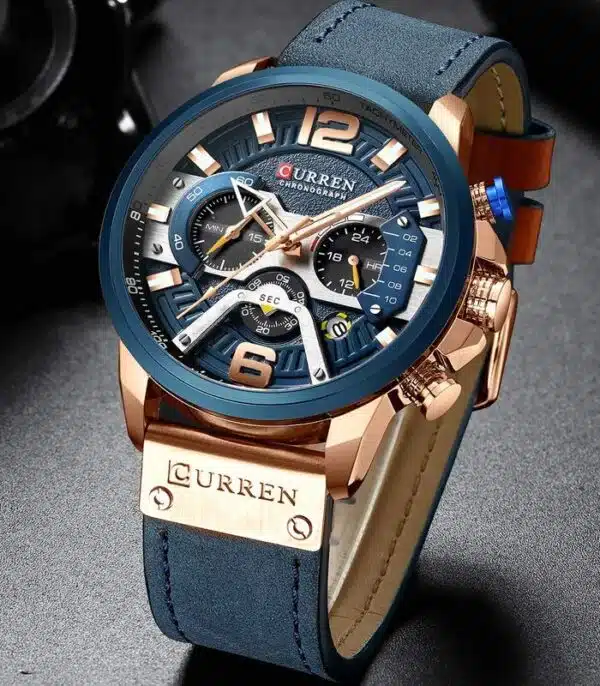 Prix montre Homme Curren 8329 Bleu Tunisie