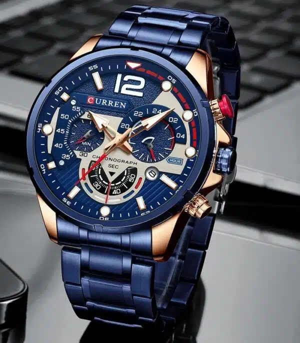 Prix montre Homme Curren 8395 Bleu Tunisie