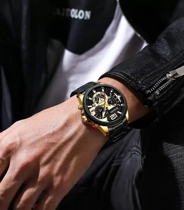 Prix montre Homme Curren 8395 Fond Noir Tunisie