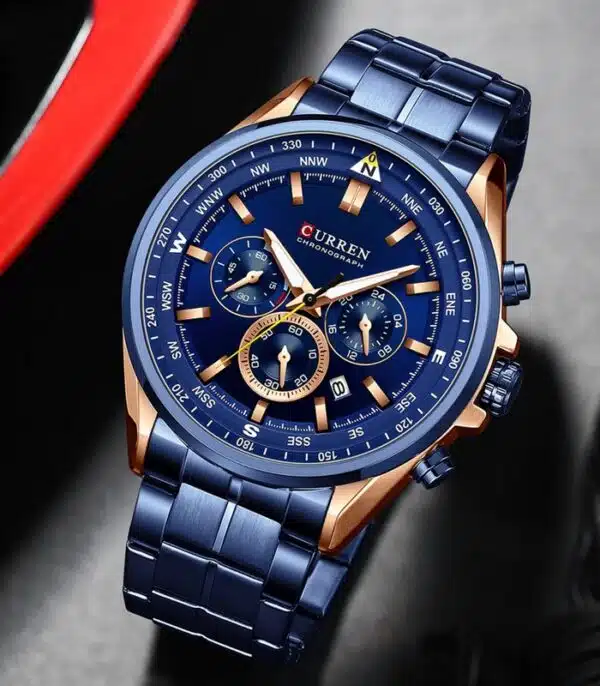 Prix montre Homme Curren 8399 Bleu Tunisie