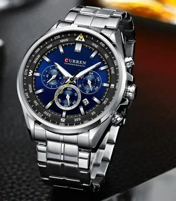 Prix montre Homme Curren 8399 Fond Bleu Tunisie