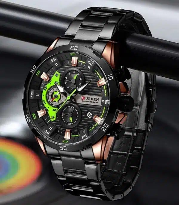 Prix montre Homme Curren 8402 Noir Tunisie