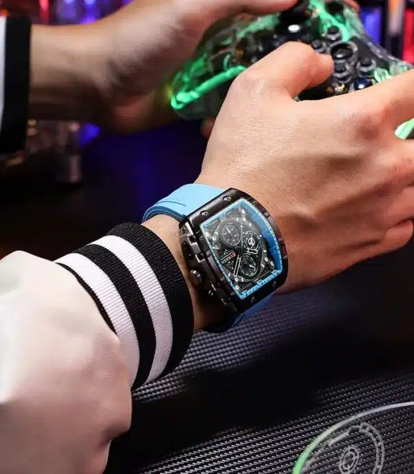 Prix montre Homme Curren 8442 Bleu Ciel Tunisie