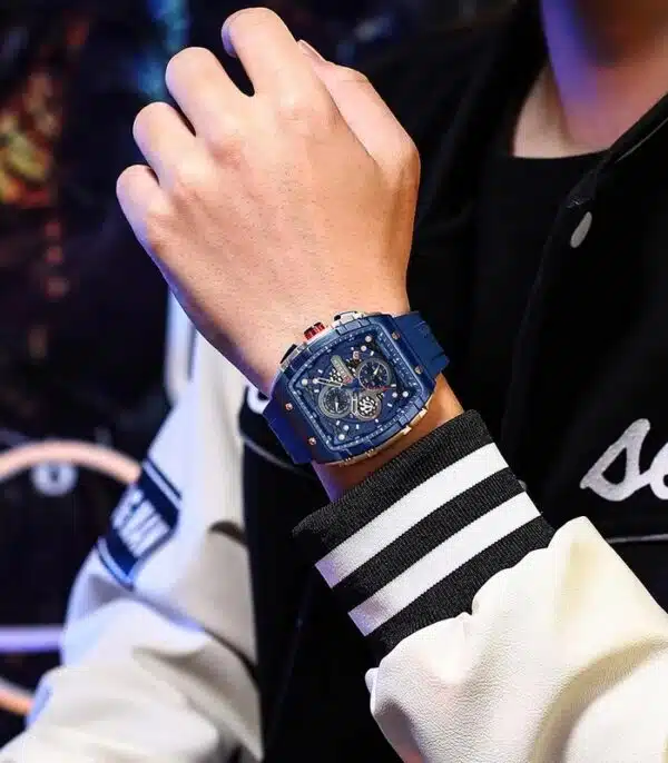 Prix montre Homme Curren 8442 Bleu Tunisie