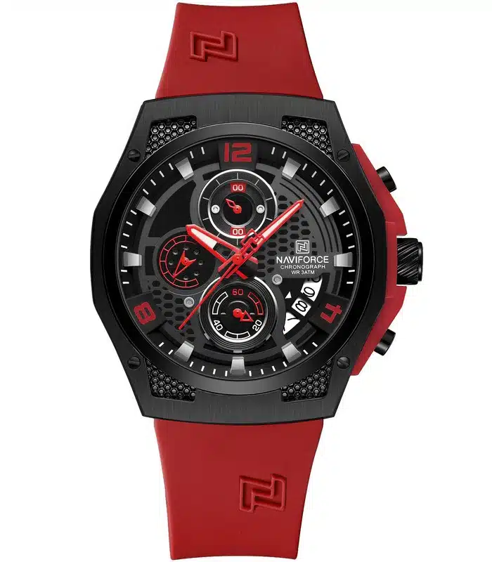 Montre Homme Naviforce NF8051 Rouge prix Tunisie Montre Homme Naviforce NF8051 Rouge prix Tunisie