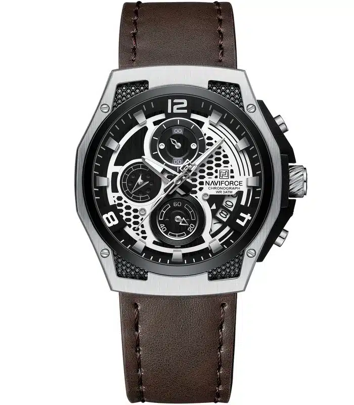 Montre Homme Naviforce NF8051L Marron Argent prix Tunisie