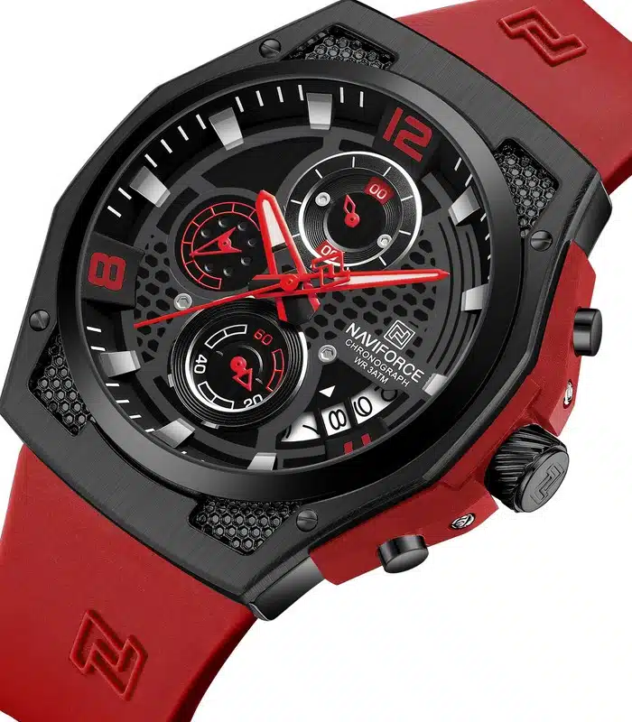 Montre Naviforce NF8051 Rouge Homme prix Tunisie Montre Naviforce NF8051 Rouge Homme prix Tunisie