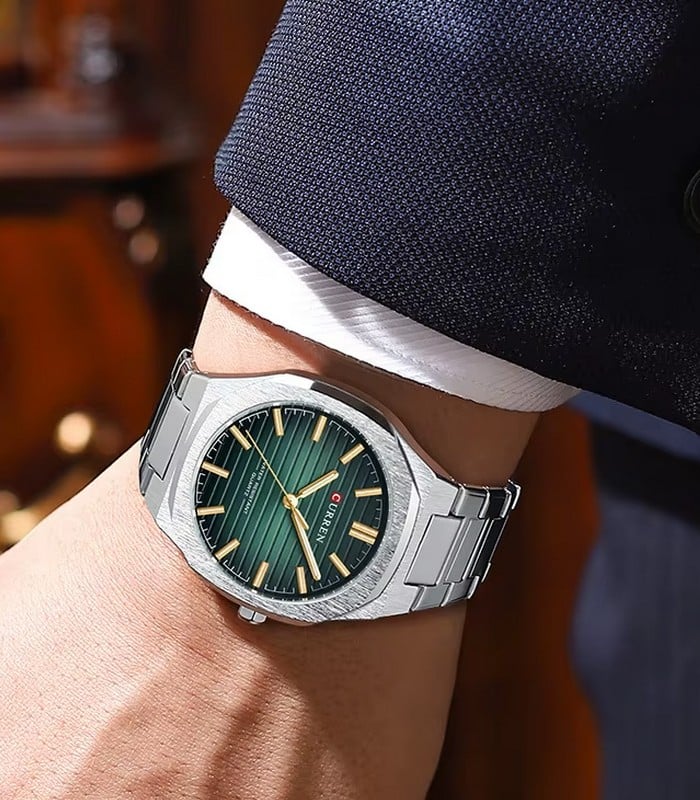 Prix montre Curren 8456 Fond Vert Homme Tunisie Prix montre Curren 8456 Fond Vert Homme Tunisie