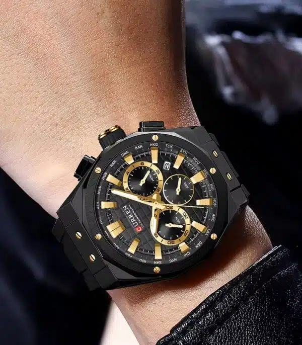 Prix montre Curren 8464 Noir Homme Tunisie