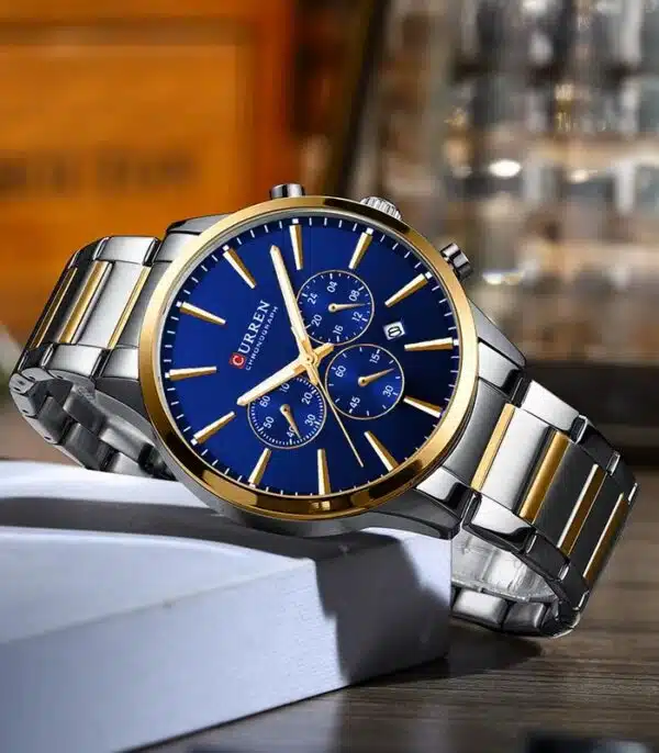 Prix montre Homme Curren 8435 Fond Bleu Tunisie
